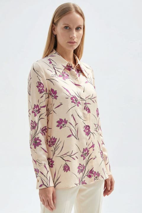 Floral Long Shirt
