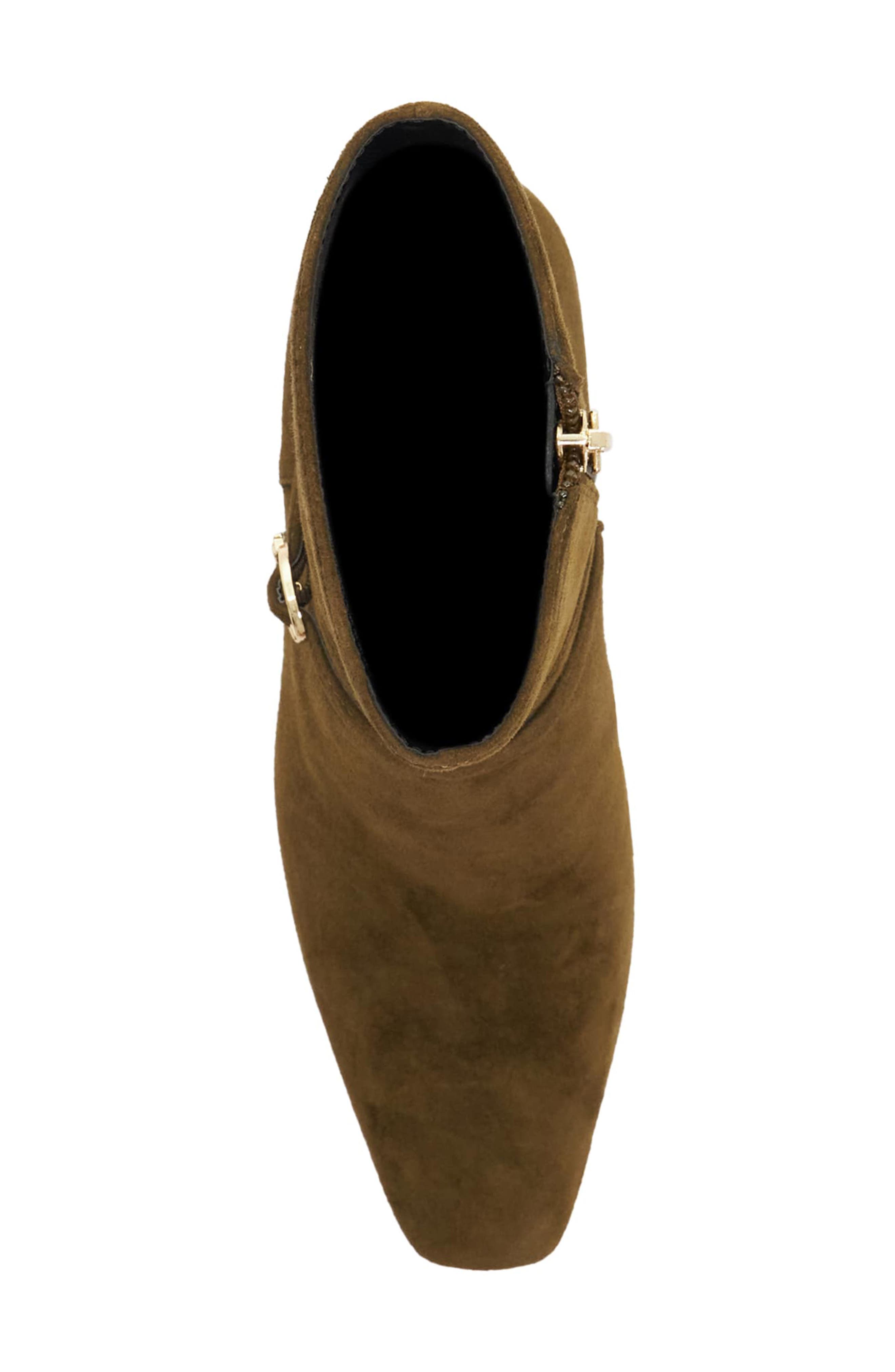 Ollen Leather Bootie, Alternate, color, KHAKI