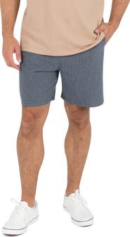 Hurley Raleigh Volley Stripe Cotton & Linen Drawstring Shorts