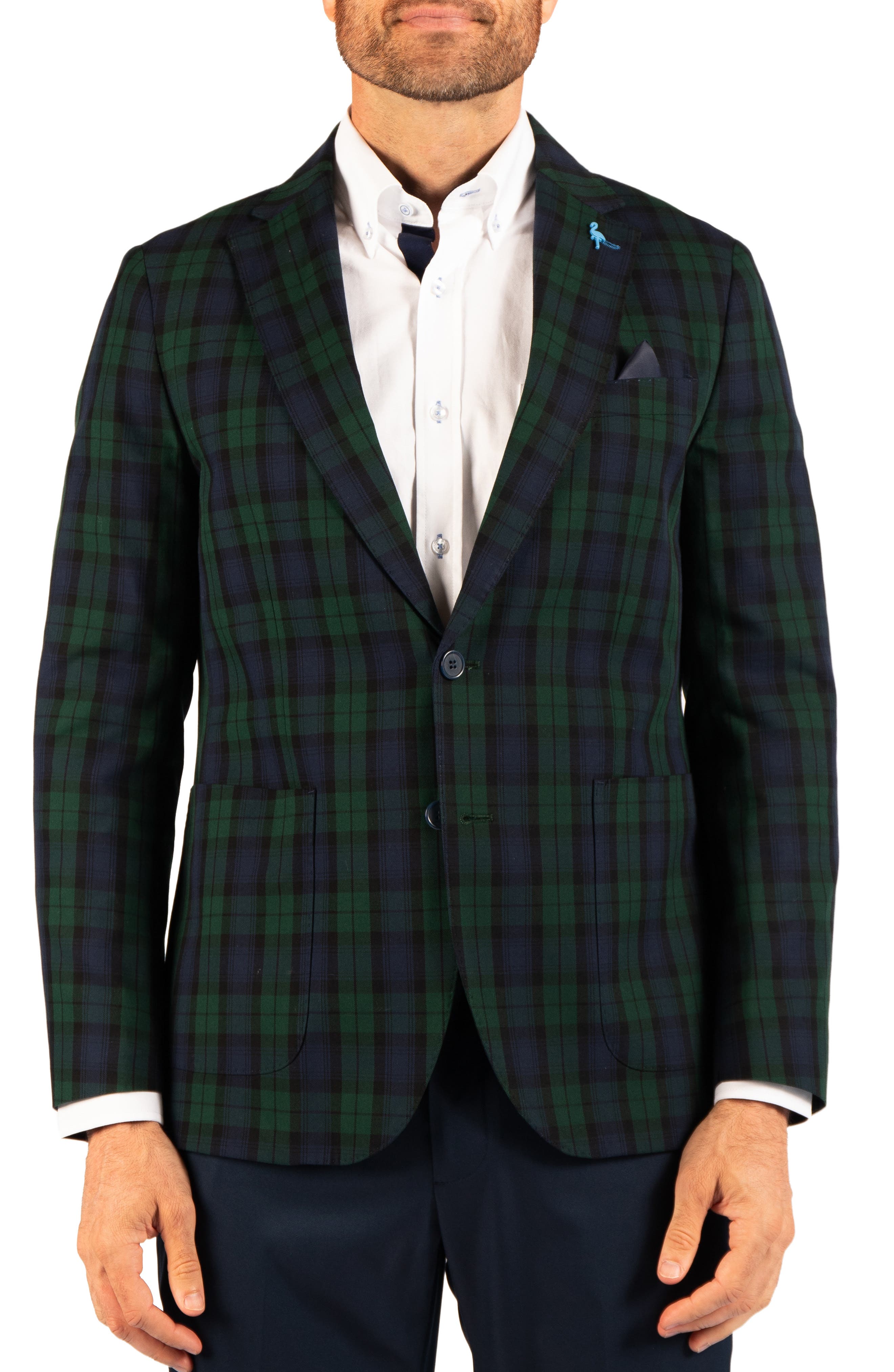 Holiday Blackwatch Plaid Sport Coat