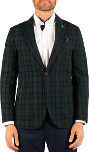 TailorByrd Holiday Blackwatch Plaid Sport Coat