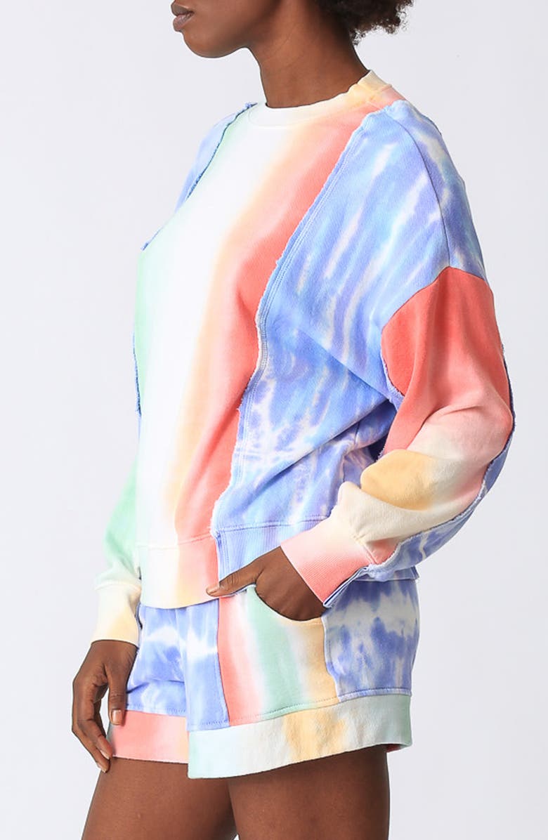 Electric & Rose Palmer Patchwork Sweatshirt, Alternate, color,