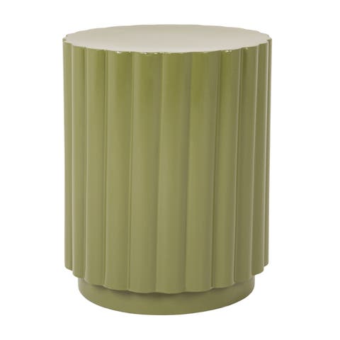 High-Gloss Accent End Table