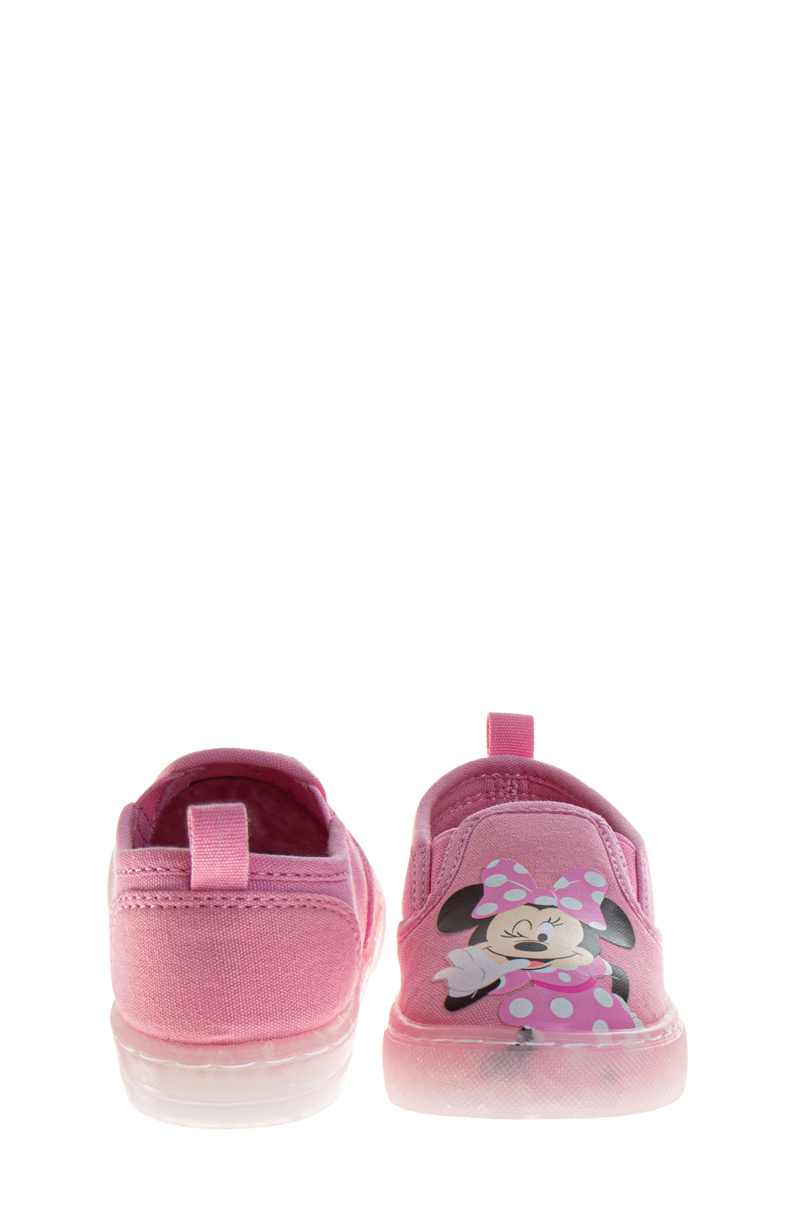 JOSMO x Disney<sup>®</sup> Kids' Minnie Mouse Mismatched Slip-On Sneaker, Alternate, color, 