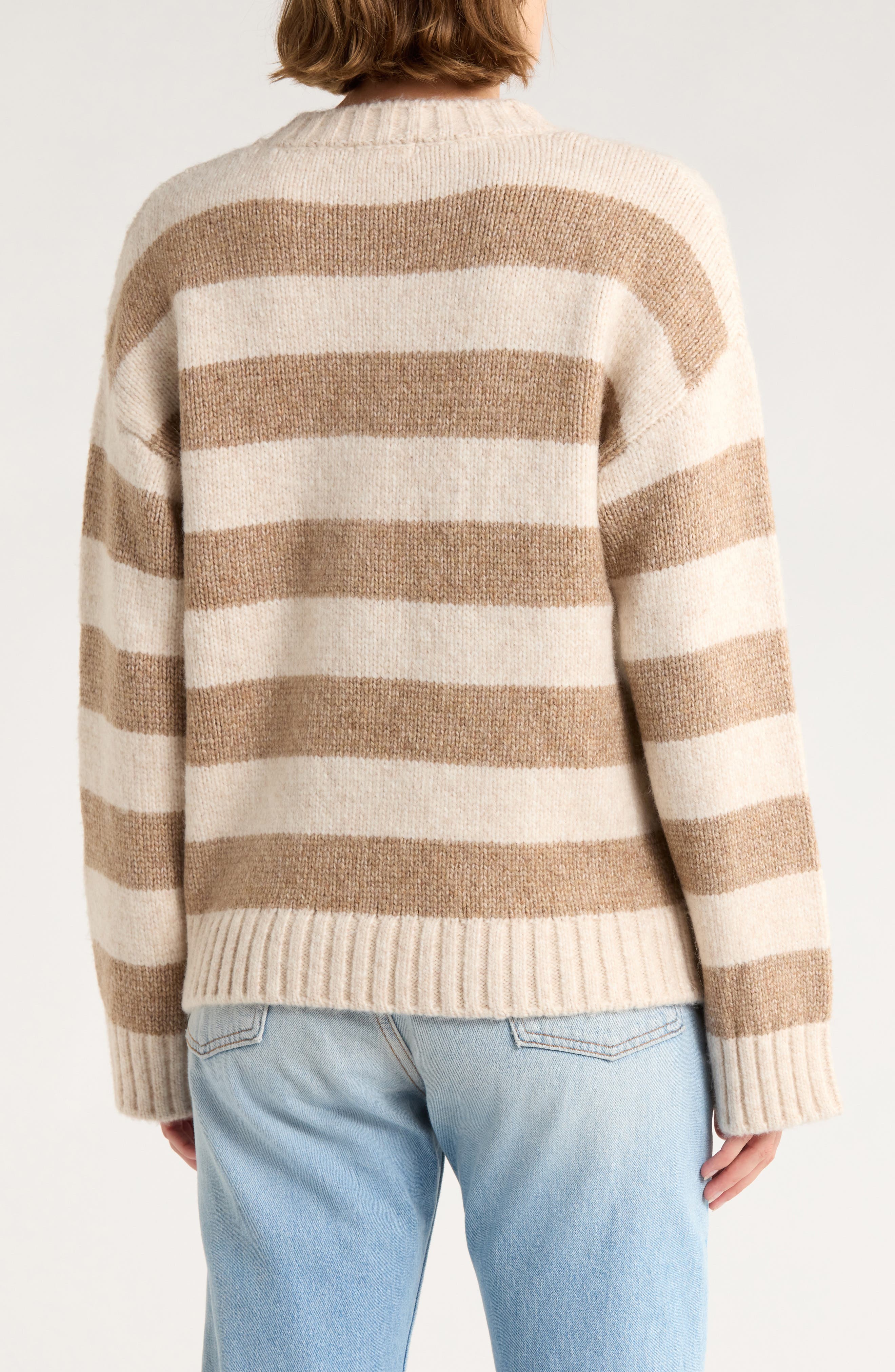 Mossy Stripe Sweater - image 2