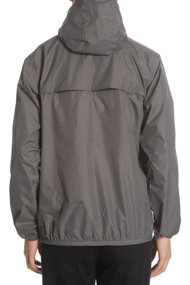 Le Vrai 3.0 Leon Water Resistant Quarter Zip Pullover Windbreaker, Alternate, color, GREY SMOKE
