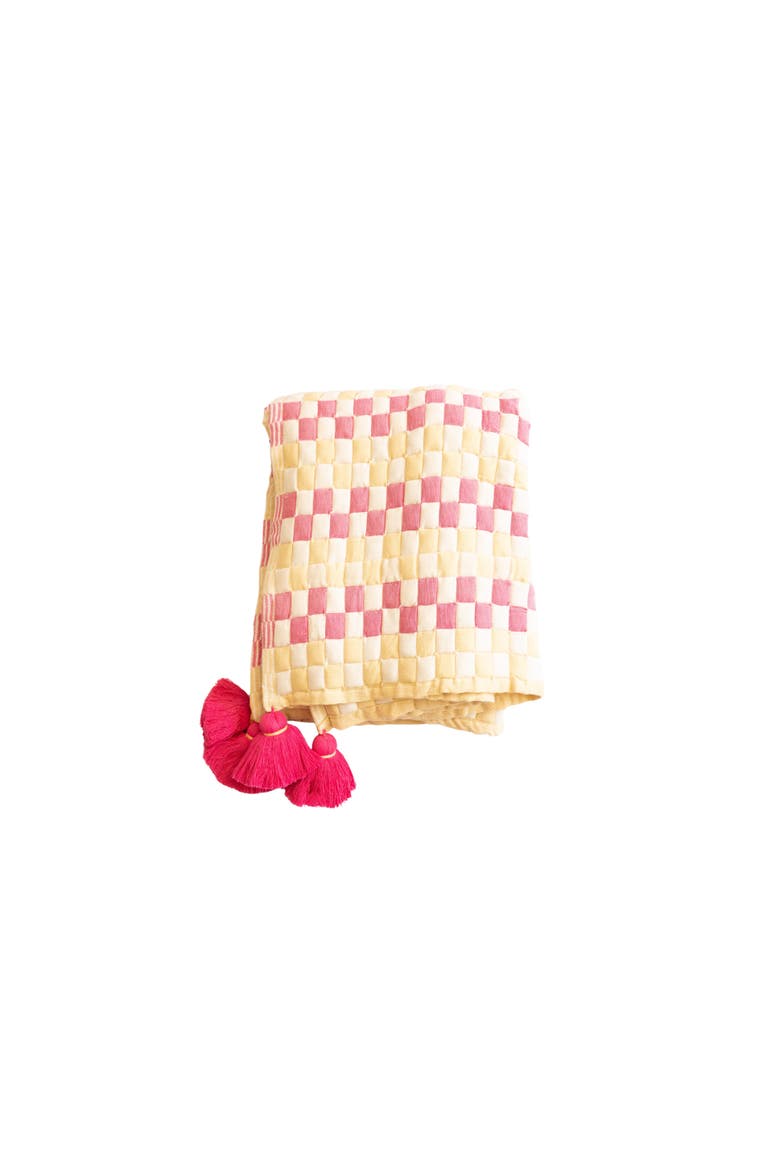 Handwoven Sujani Throw, Main, color, Amer
