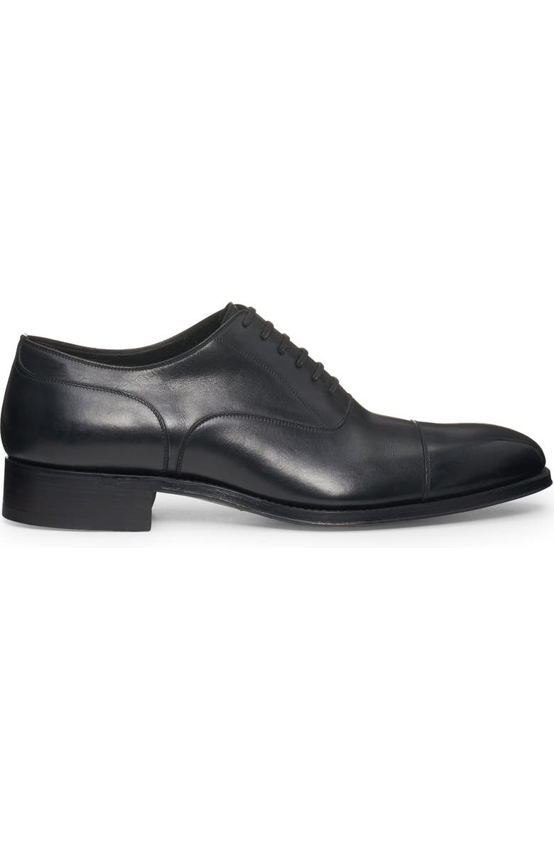 TOM FORD Gianni Cap Toe Oxford, Alternate, color, Black