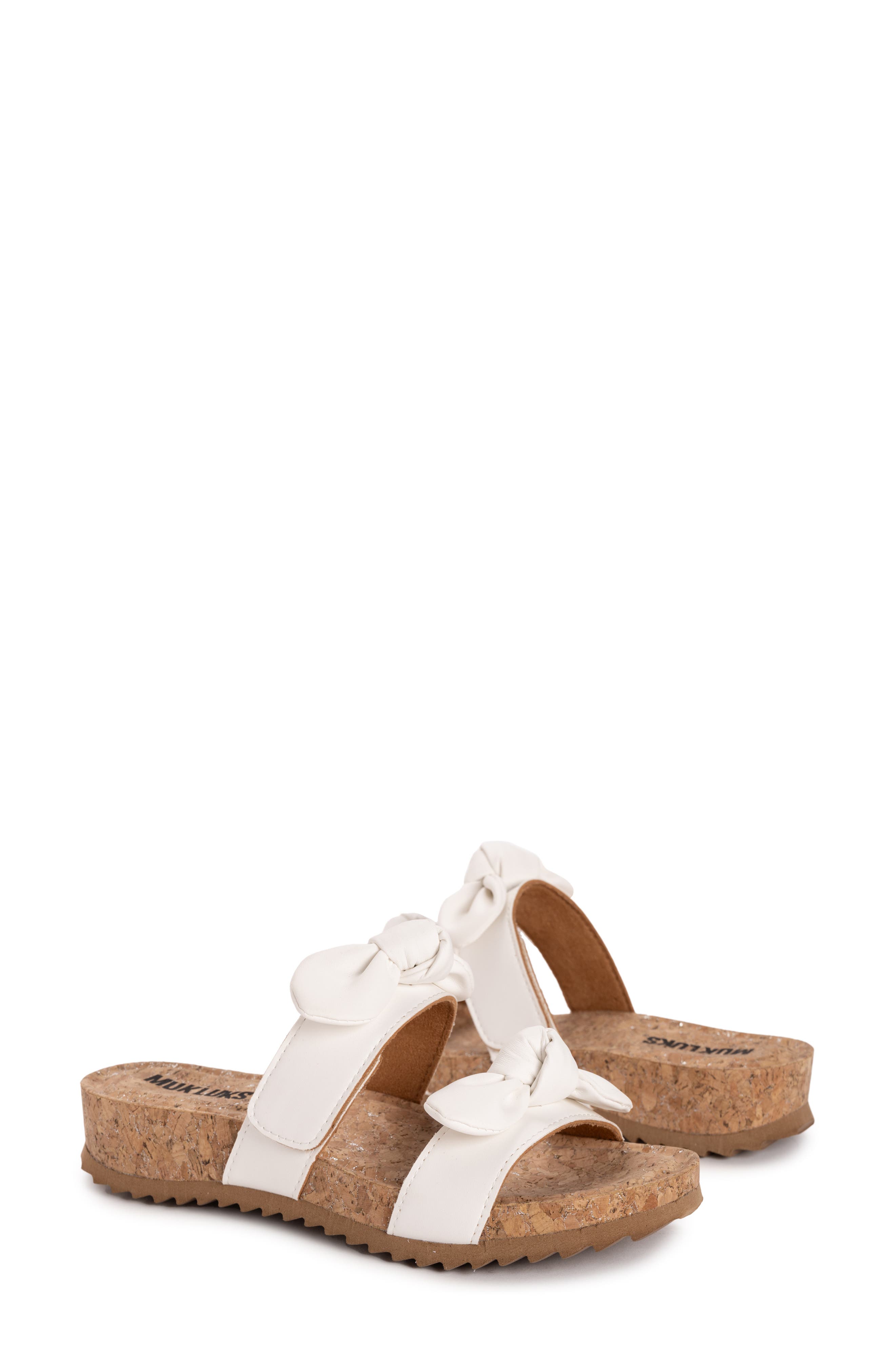 MUK LUKS Posie Platform Sandal, Alternate, color, 
