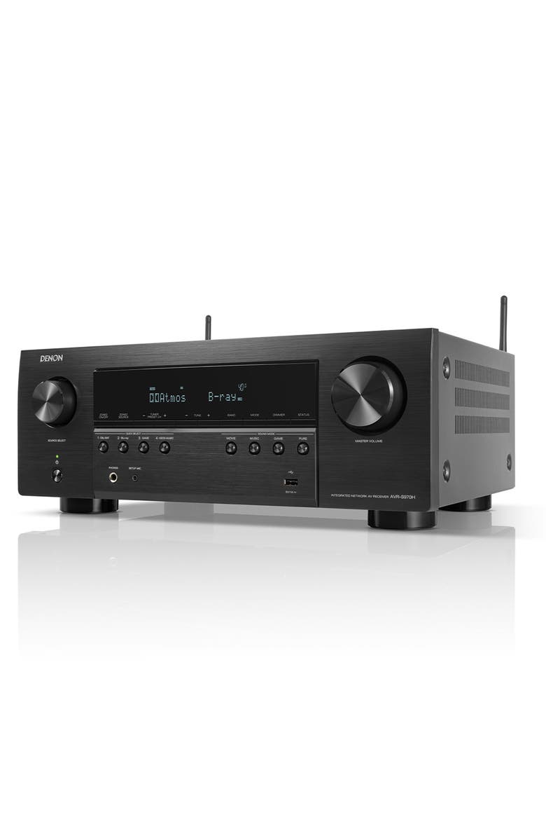 Denon AVR-S970H 7.2 Channel 8K Home Theater Receiver with Dolby Atmos/DTSX and HEOS Built-In, Alternate, color, 