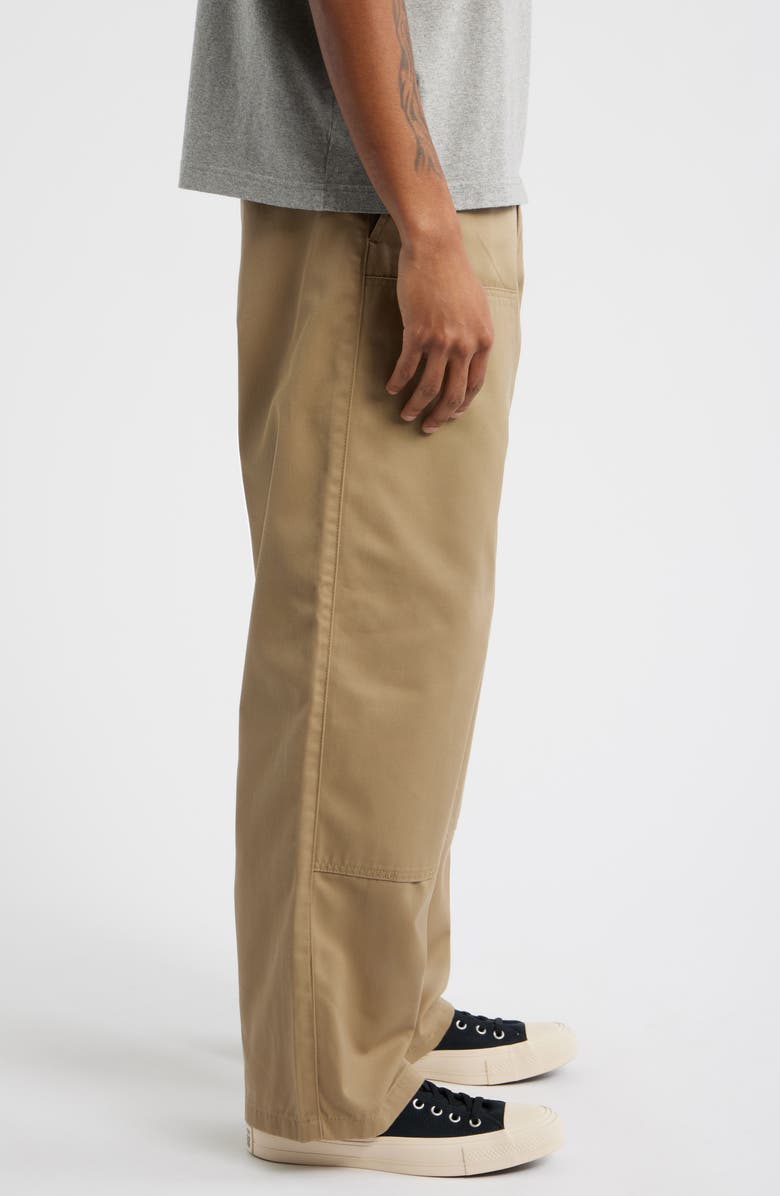 Carhartt Work In Progress Brady Double Knee Chinos, Alternate, color, Leather (Rinsed)