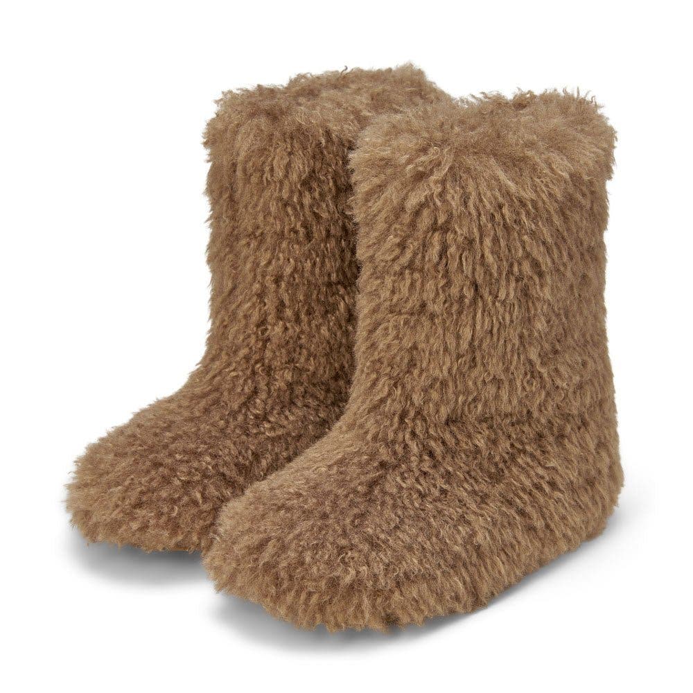 Yuki Midi Faux Fur Boots, Alternate, color, Brown