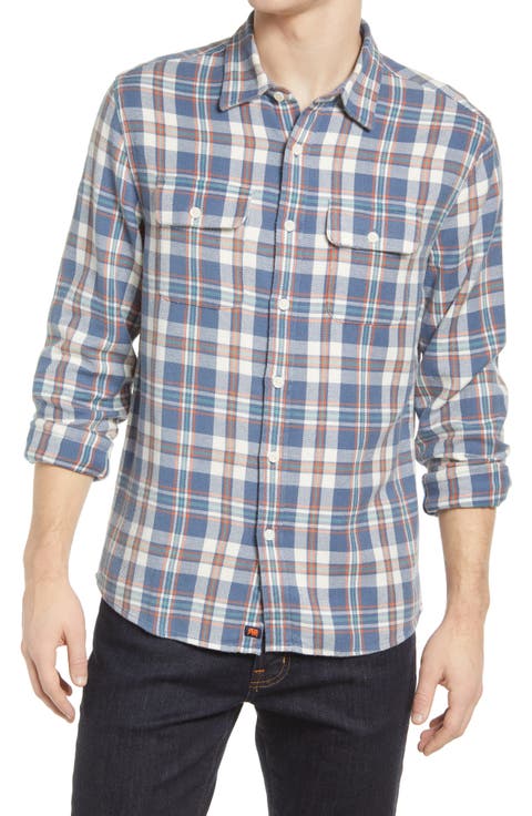 Mountain Regular Fit Flannel Button-Up Shirt