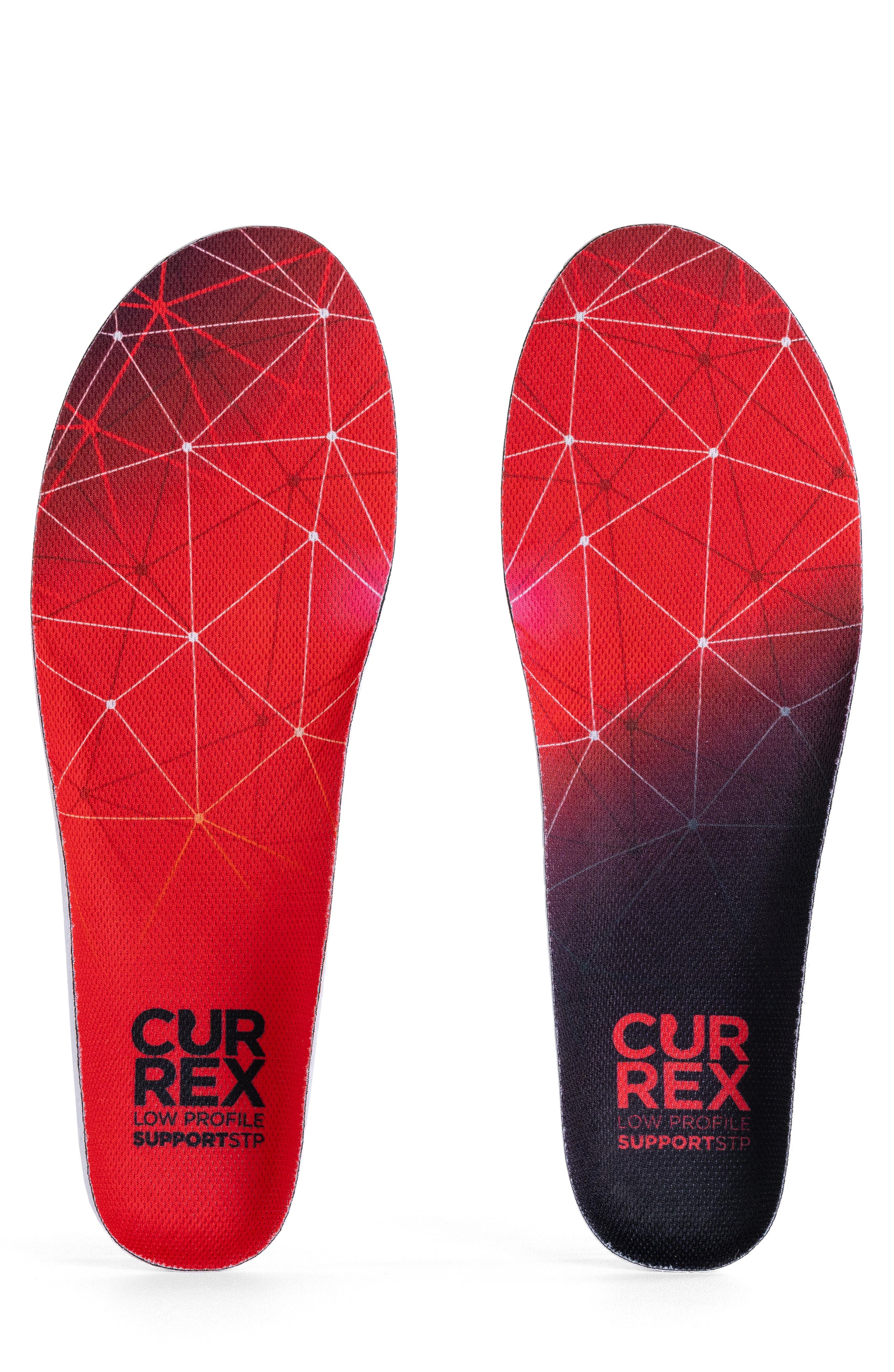Gender Inclusive SupportSTP Low Profile Insole, Alternate, color, RED