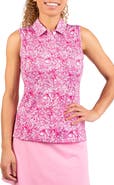 TailorByrd Paisley Print Polo Tank