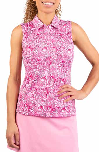 Paisley Print Polo Tank