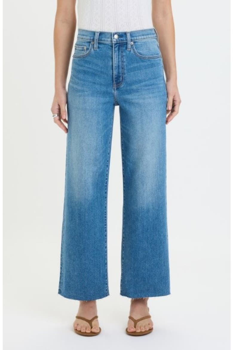 Pleaser Wide Leg Jeans, Main, color, WAVY