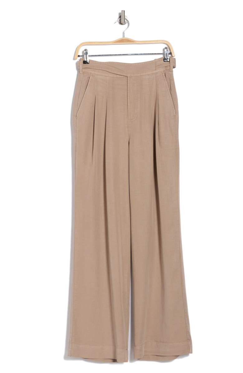 AG Natalie Wide Leg Pants, Alternate, color, Dry Dust