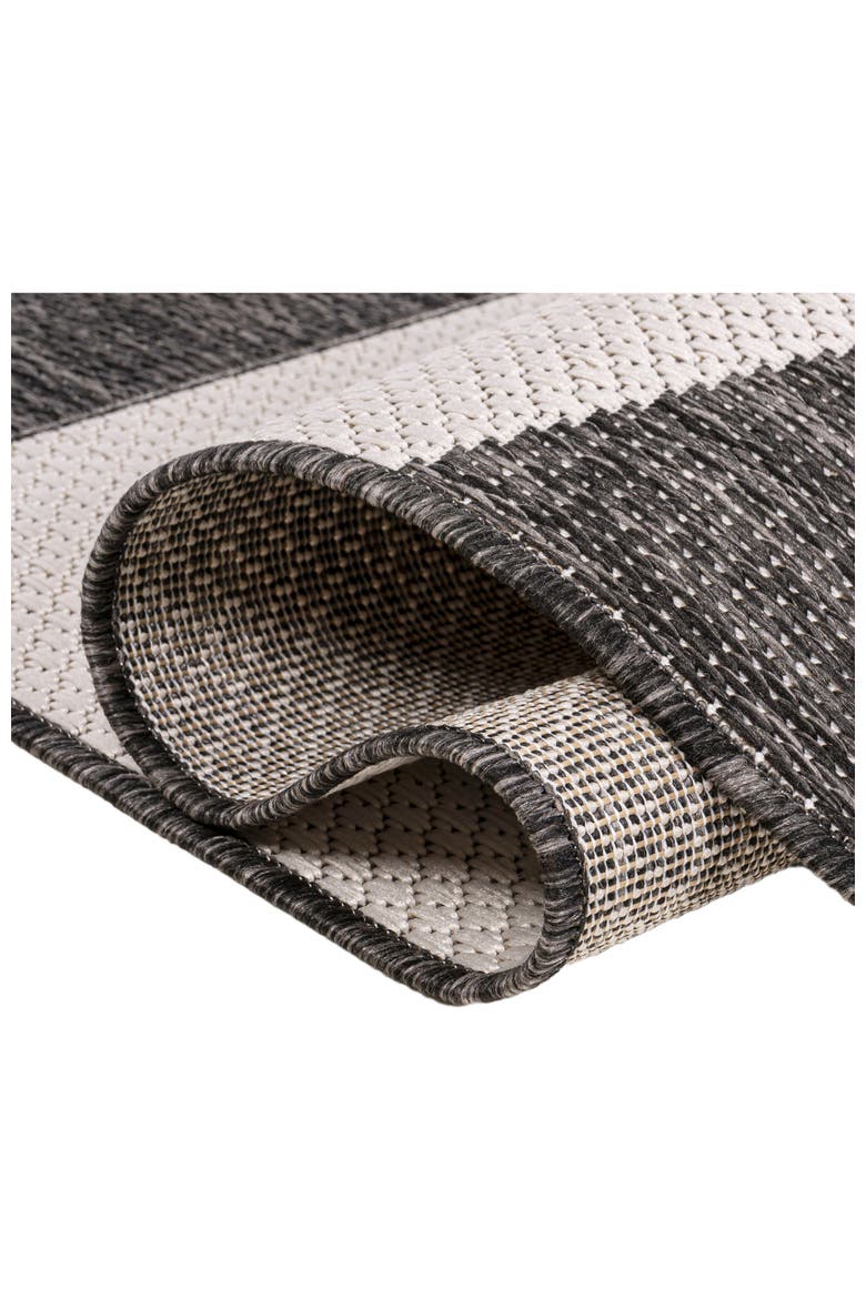 Lucian Modern Geometric Abstract Two-Tone Area Rug, Alternate, color, Black/Cream