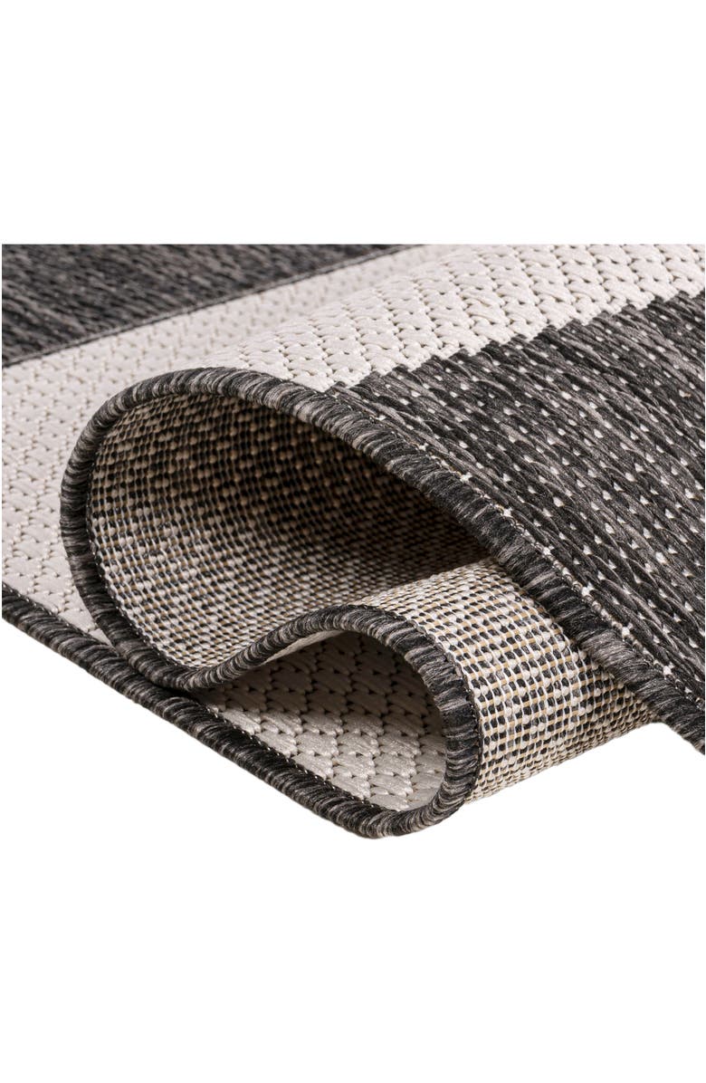 JONATHAN Y Lucian Modern Geometric Abstract Two-Tone Area Rug, Alternate, color, Black/Cream
