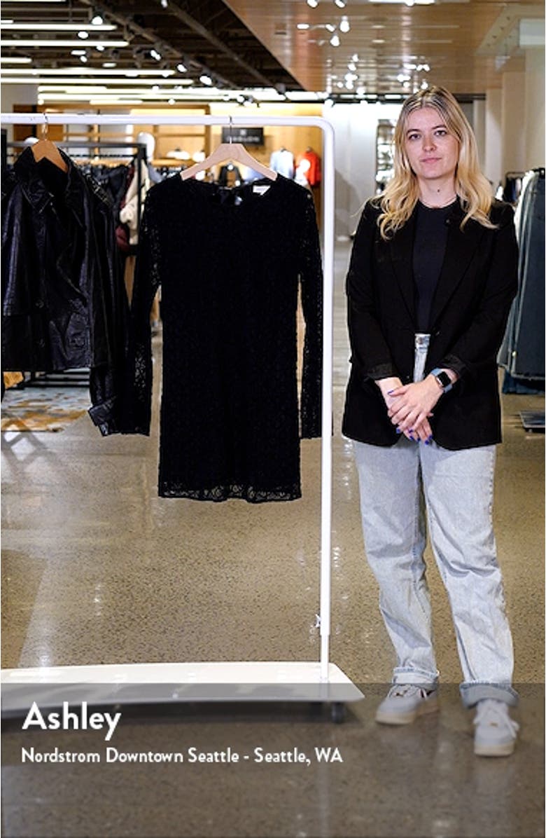 Long Sleeve Lace Minidress, sales video thumbnail