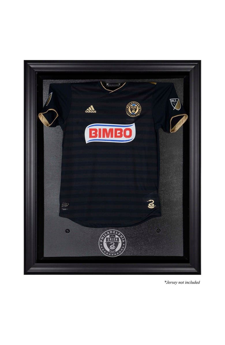 FANATICS AUTHENTIC Philadelphia Union Black Framed Team Logo Jersey Display Case, Main, color, 