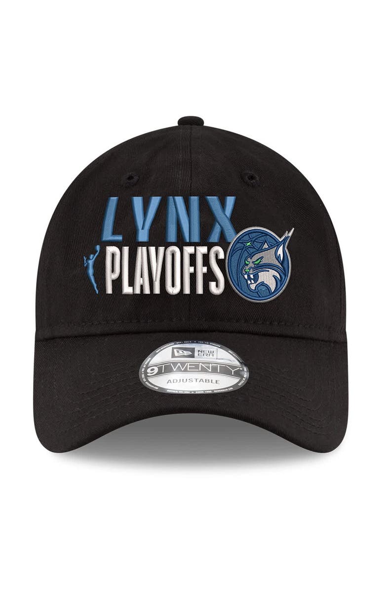 New Era Unisex New Era  Black Minnesota Lynx 2025 WNBA Playoffs 9TWENTY Adjustable Hat, Alternate, color, 