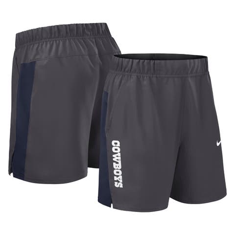 Men's Nike Gray Dallas Cowboys Woven Victory Performance Shorts