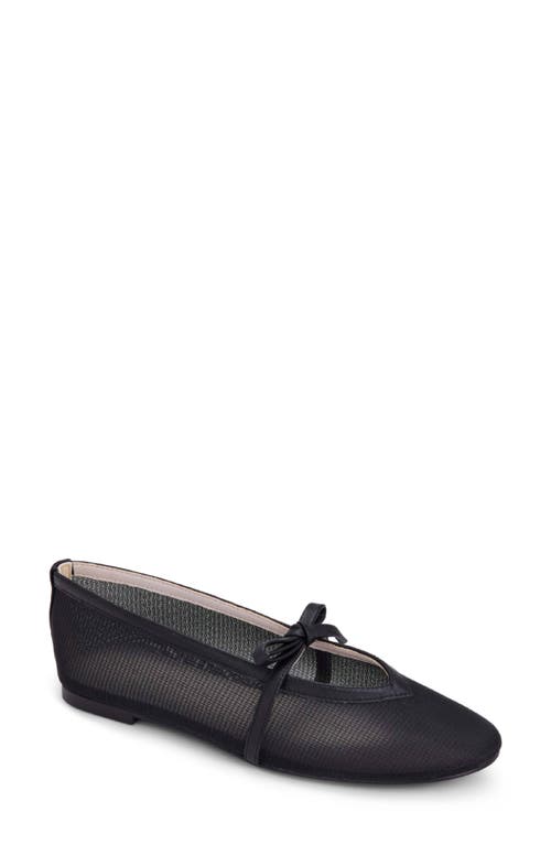Yosi Samra Savannah Mary Jane Ballet Flat In Black