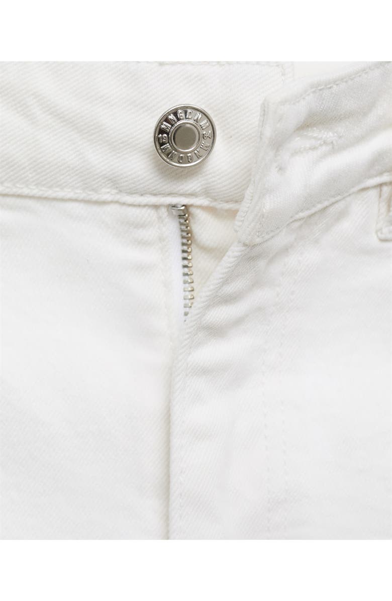 MANGO Fiona Mid Rise Flare Jeans, Alternate, color, White