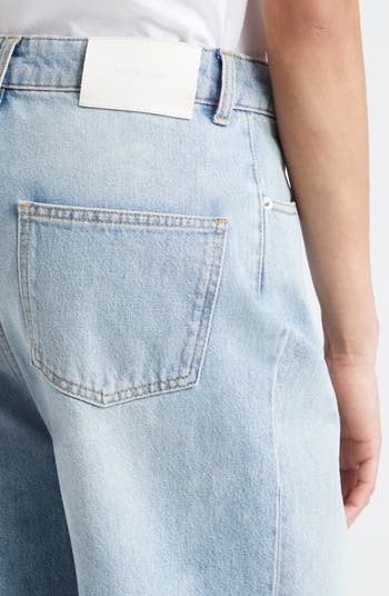 LOULOU DE SAISON Isu Organic Cotton Denim Shorts | Nordstrom
