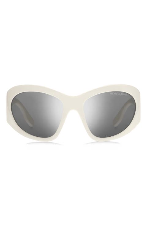 62mm Rectangular Sunglasses