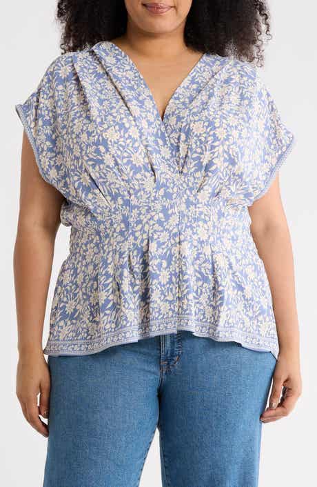 Short Sleeve Peplum Top
