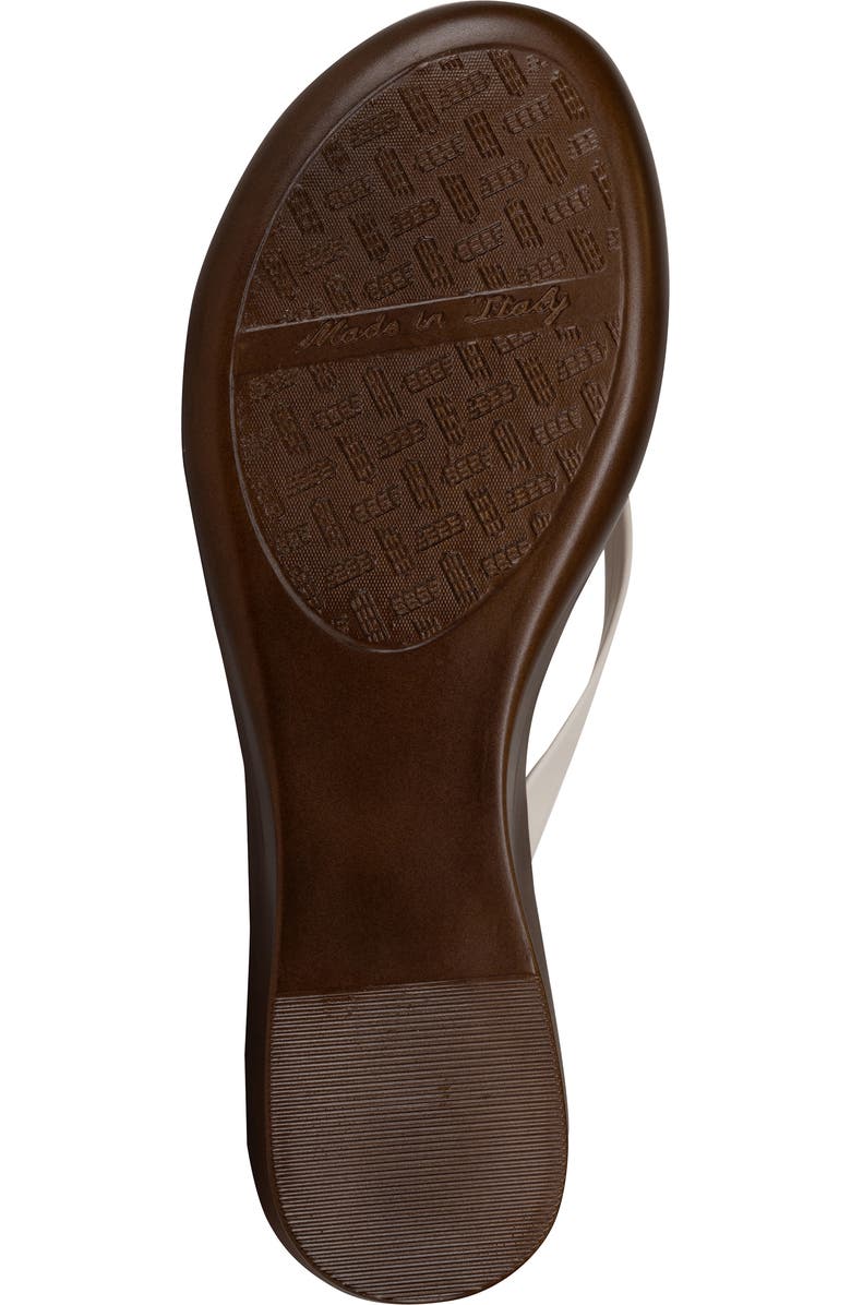 ITALIAN SHOEMAKERS Xolani Floral Flip Flop, Alternate, color, White