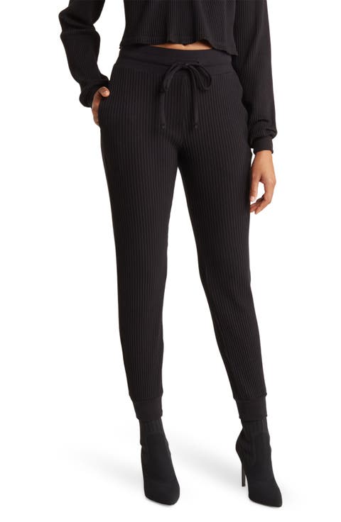 High Waist Knit Joggers