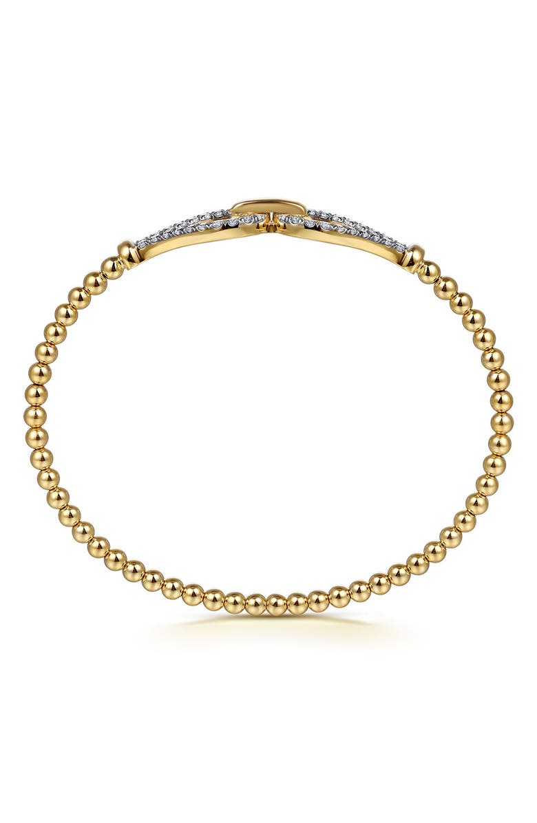 Gabriel & Co. Bujukan Diamond Link Bracelet, Alternate, color, Gold