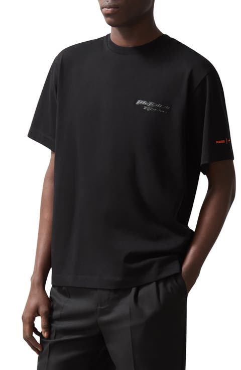 x McLaren Nakata Logo Embellished T-Shirt