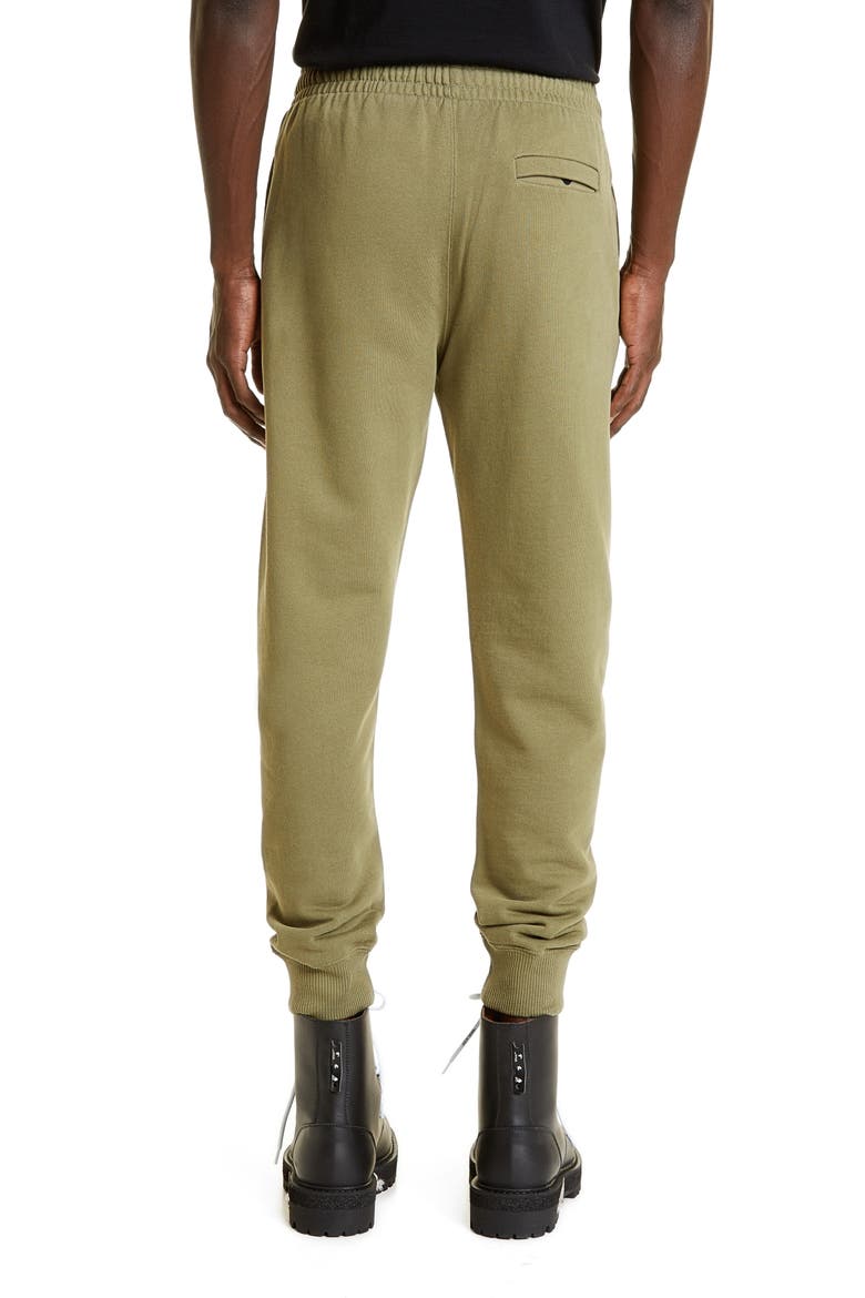Men's Logo Sweatpants, Alternate, color, GREEN BLACK