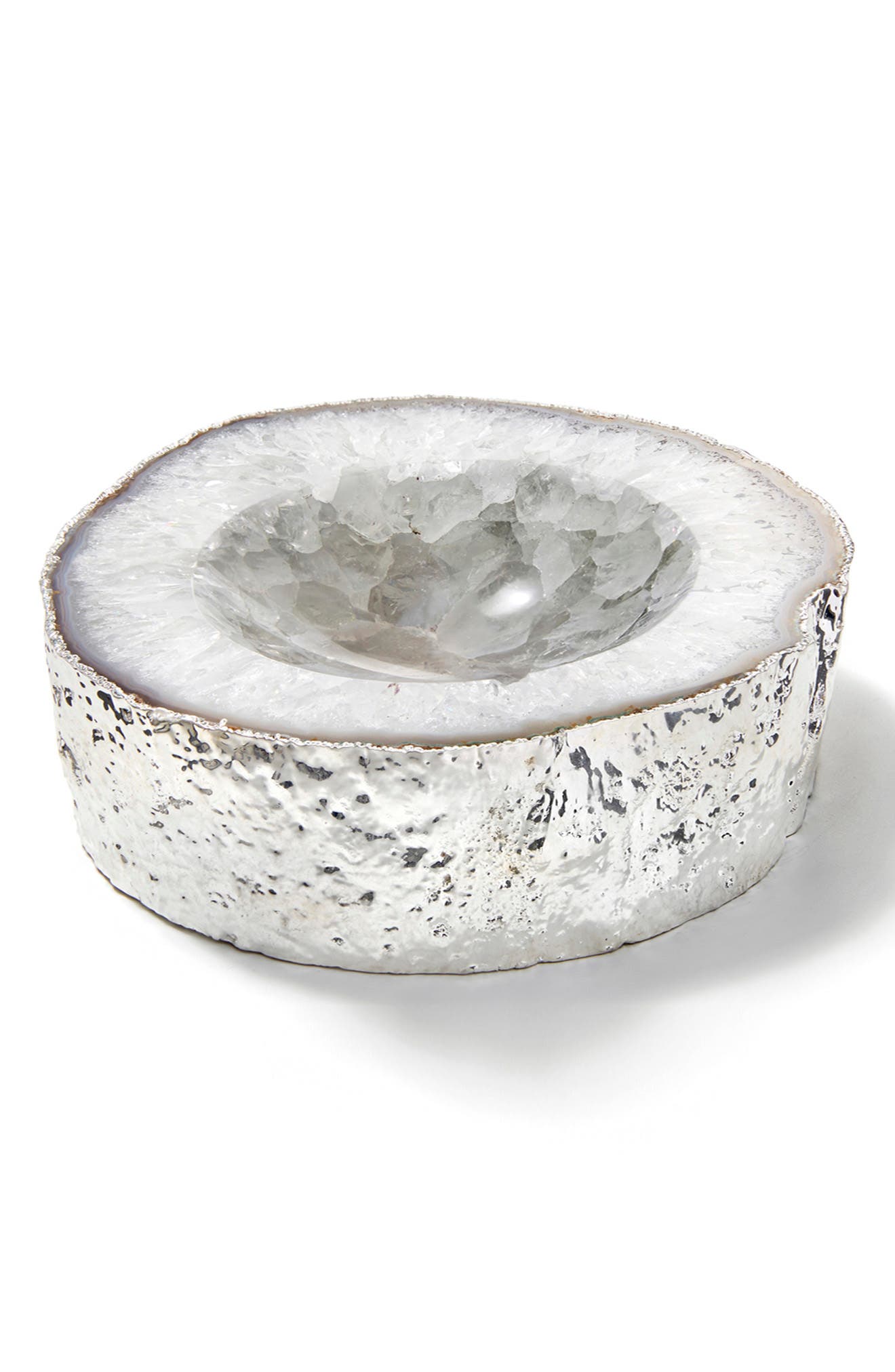 ANNA New York Pure Quartz Bowl in Natural Silver 