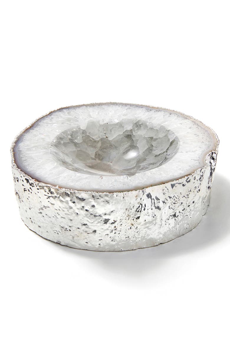 ANNA New York Pure Quartz Bowl, Main, color, Natural Silver