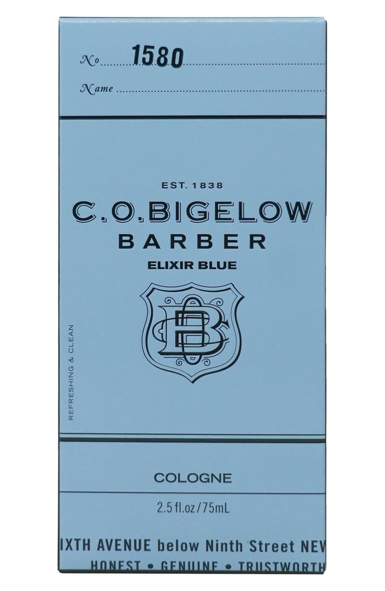 C.O. Bigelow Elixir Blue Apothecary Box, Cologne + Hair & Body Wash $62 Value, Alternate, color, 