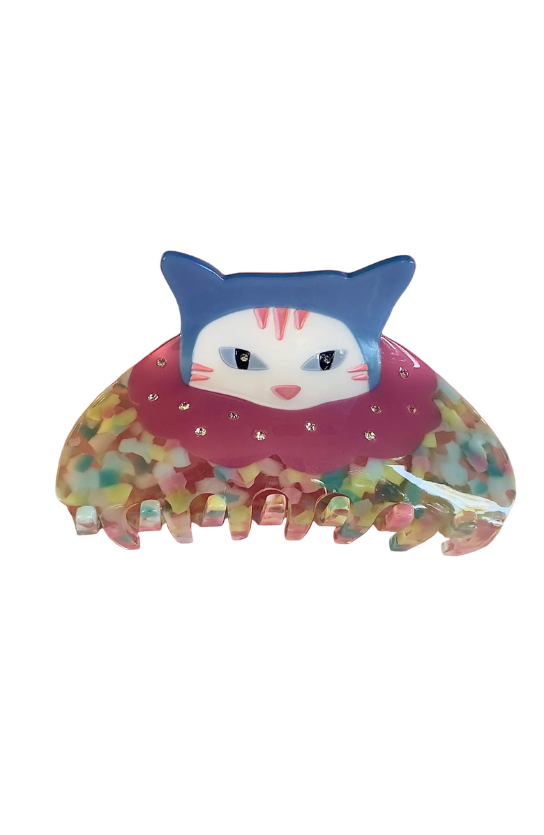 Centinelle Confetti Cat Clown Hair Claw, Main, color, 
