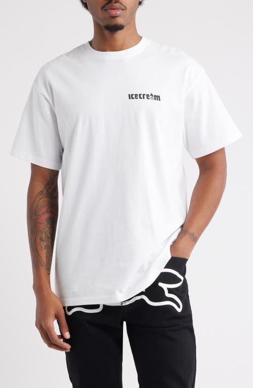 Icecream It Can't Be Cotton Graphic T-shirt In White