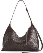 & Other Stories Woven Leather Crossbody Bag