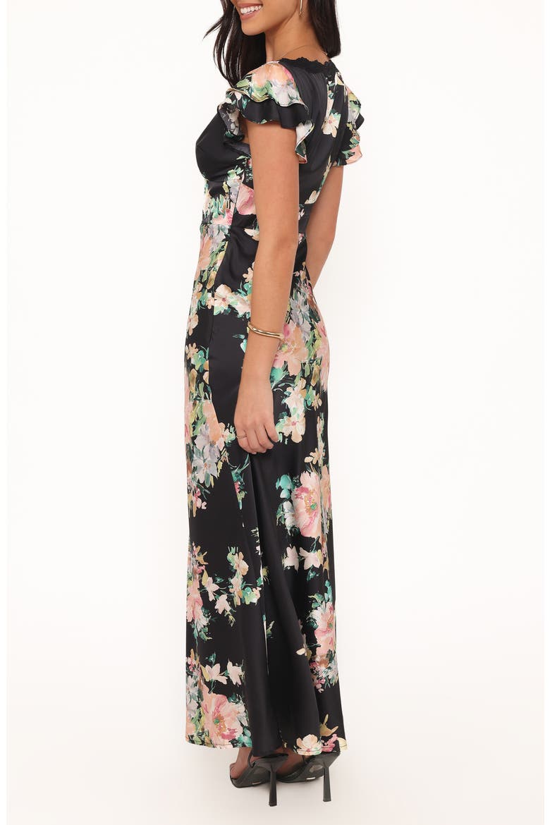 Arella Maxi Dress, Alternate, color, BLACK FLORAL