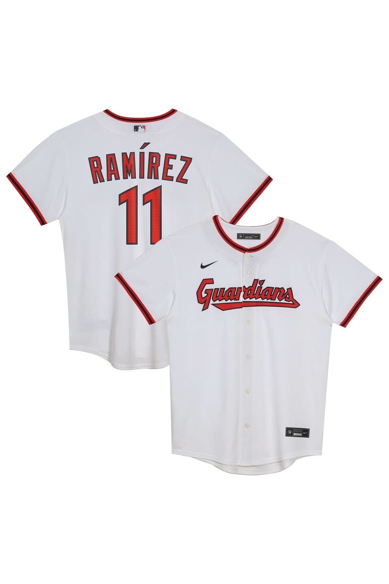 Preschool Nike José Ramírez White Cleveland Guardians Home Player Jersey, Main, color, White