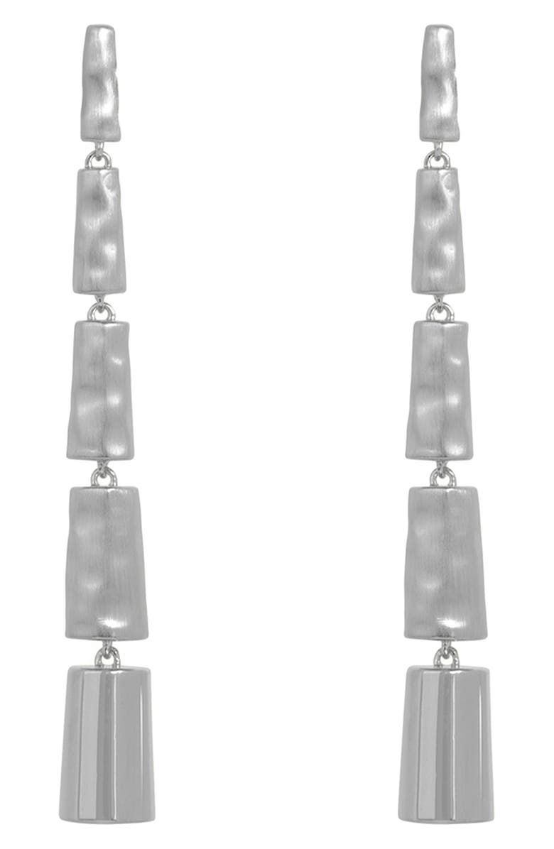 Dean Davidson Nairobi Statement Drop Earrings, Main, color, Silver