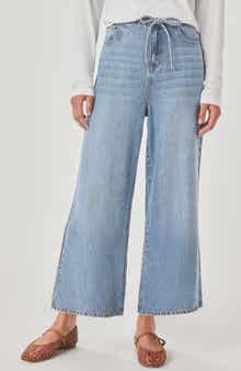 Lounge Wide Leg Crop Jeans