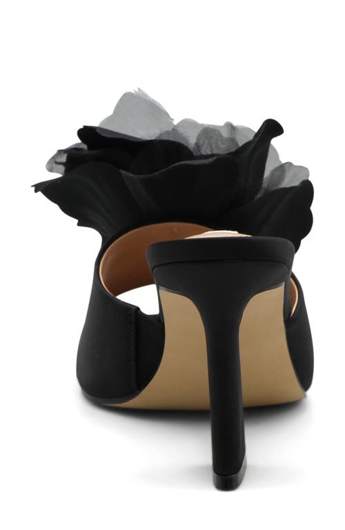 Charles David Kimberly Peep Toe Slide Sandal In Black