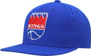 Mitchell & Ness Men's Mitchell & Ness Blue Sacramento Kings Hardwood Classics MVP Team Ground 2.0 Fitted Hat